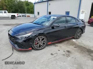 2023 Hyundai Elantra с VIN KMHLW4AK9PU018725, выставлен на аукционе Copart как лот 70778815 с пробегом 16 968 миль миль и Списание • Salvage title. История ставок и продаж доступна на DreamBid. Изображение 1.