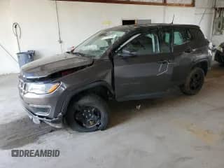 2020 Jeep Compass Sport with VIN 3C4NJDAB9LT251844, listed as a Copart auction lot 67719145 with Not provided miles and Salvage title. Bid and sale history available at DreamBid. Image 1.