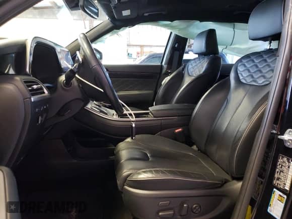 2021 Hyundai Palisade Calligraphy with VIN KM8R7DHE8MU280979, listed as a Copart auction lot 40269054 with 41,843 mi miles and . Bid and sale history available at DreamBid. Image 7.