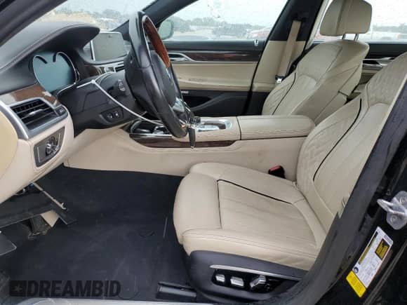 2017 BMW 7 Series 750i with VIN WBA7F0C32HGM21737, listed as a Copart auction lot 69356355 with 109,126 mi miles and Salvage title. Bid and sale history available at DreamBid. Image 7.