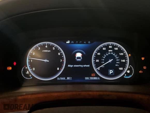 2016 Hyundai Equus Signature с VIN KMHGH4JH1GU100979, выставлен на аукционе Copart как лот 61055755 с пробегом 155 366 миль миль и Списание • Salvage title. История ставок и продаж доступна на DreamBid. Изображение 9.