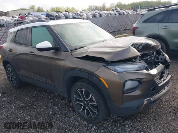 2021 Chevrolet TrailBlazer ACTIV with VIN KL79MSSL4MB130675, listed as a IAAI auction lot 42204099 with 55,960 mi miles and . Bid and sale history available at DreamBid. Image 1.