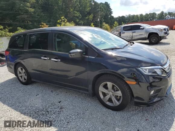 2018 Honda Odyssey EX с VIN 5FNRL6H52JB065176, выставлен на аукционе Copart как лот 70722495 с пробегом 97 896 миль миль и Списание • Salvage title. История ставок и продаж доступна на DreamBid. Изображение 4.