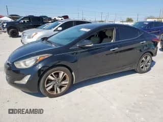 2014 Hyundai Elantra Limited with VIN KMHDH4AE1EU214213, listed as a Copart auction lot 71177705 with 141,542 mi miles and Salvage title. Bid and sale history available at DreamBid. Image 1.