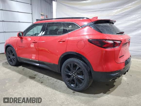 2019 Chevrolet Blazer RS с VIN 3GNKBJRS6KS584193, выставлен на аукционе Copart как лот 81281565 с пробегом 104 515 миль миль и Списание • Salvage title. История ставок и продаж доступна на DreamBid. Изображение 2.
