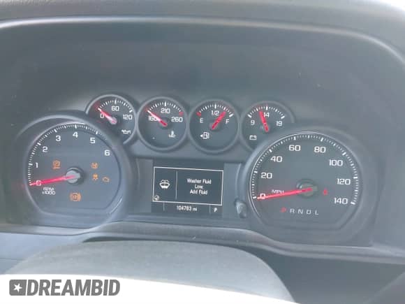 2019 Chevrolet Silverado 1500 Work Truck z VIN 3GCUYAEF6KG271771, wystawiony jako IAAI lot #41637638 z przebiegiem 104 763 mil mil oraz . Historia ofert i sprzedaży dostępna na DreamBid. Obrazek 7.