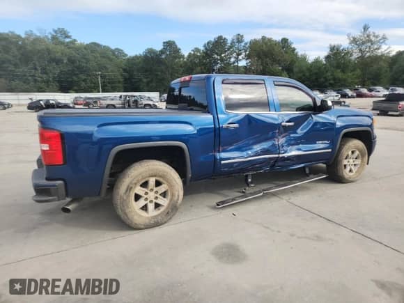 2015 GMC Sierra 1500 Denali with VIN 3GTU2WEC2FG242763, listed as a Copart auction lot 84776825 with 118,062 mi miles and Salvage title. Bid and sale history available at DreamBid. Image 3.