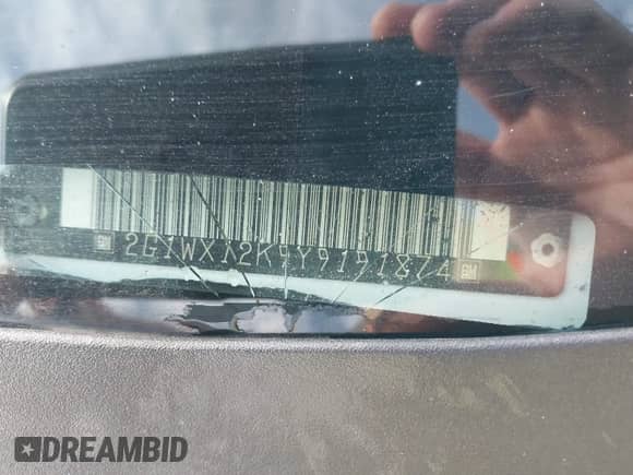 2000 Chevrolet Monte Carlo SS z VIN 2G1WX12K9Y9191874, wystawiony jako IAAI lot #42957880 z przebiegiem 137 711 mil mil oraz . Historia ofert i sprzedaży dostępna na DreamBid. Obrazek 9.