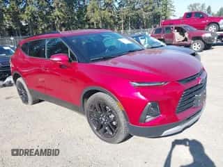 2020 Chevrolet Blazer LT z VIN 3GNKBHRS4LS557620, wystawiony jako IAAI lot #43379692 z przebiegiem 52 444 mil mil oraz . Historia ofert i sprzedaży dostępna na DreamBid. Obrazek 1.