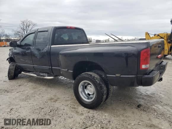 2004 Dodge 3500 SLT with VIN 3D7MU48C84G105257, listed as a Copart auction lot 43276615 with 241,840 mi miles and Salvage title. Bid and sale history available at DreamBid. Image 2.