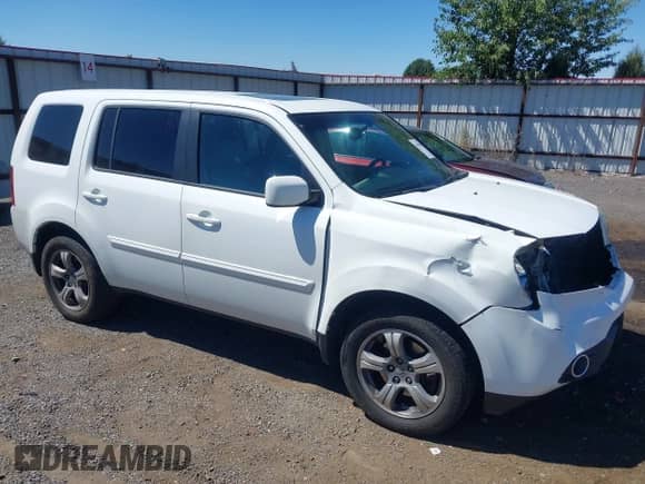 2013 Honda Pilot EX-L with VIN 5FNYF3H57DB044314, listed as a IAAI auction lot 42975039 with 155,545 mi miles and . Bid and sale history available at DreamBid. Image 1.