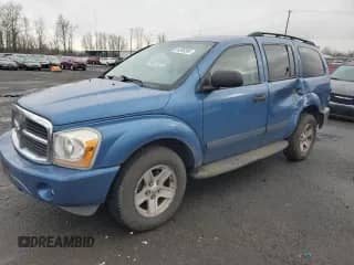 2005 Dodge Durango SLT z VIN 1D4HD48D25F532329, wystawiony jako Copart lot #44386305 z przebiegiem 149 100 mil mil oraz Szkoda całkowita • Salvage title. Historia ofert i sprzedaży dostępna na DreamBid. Obrazek 1.
