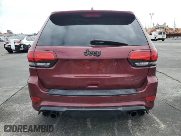 2018 Jeep Grand Cherokee Trackhawk z VIN 1C4RJFN93JC473177, wystawiony jako Copart lot #81891785 z przebiegiem 44 191 mil mil oraz Szkoda całkowita • Salvage title. Historia ofert i sprzedaży dostępna na DreamBid. Obrazek 6.