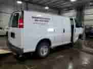 2018 Chevrolet Express Cargo with VIN 1GCWGAFP5J1242813, listed as a Copart auction lot 42059045 with 98,879 mi miles and Salvage title. Bid and sale history available at DreamBid. Image 3.