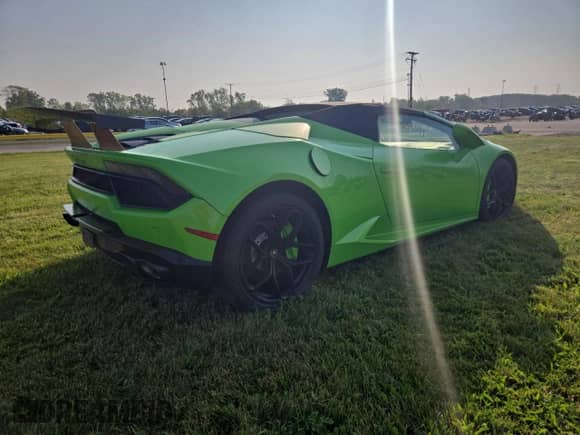 2017 Lamborghini Huracan with VIN ZHWUR2ZF7HLA08210, listed as a Copart auction lot 51895654 with Not provided miles and Non repairable. Bid and sale history available at DreamBid. Image 3.