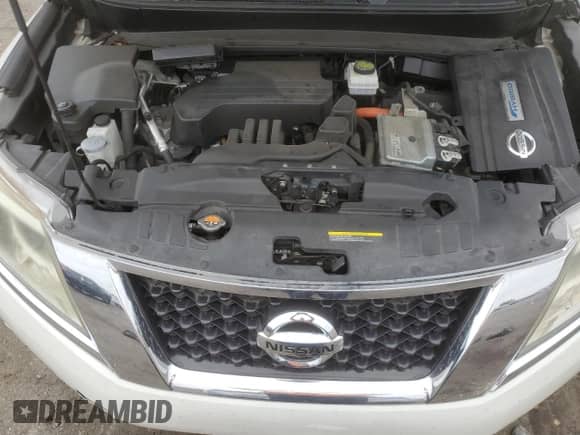 2014 Nissan Pathfinder Platinum Hybrid with VIN 5N1CR2MM4EC641908, listed as a Copart auction lot 69035065 with 154,244 mi miles and Salvage title. Bid and sale history available at DreamBid. Image 12.