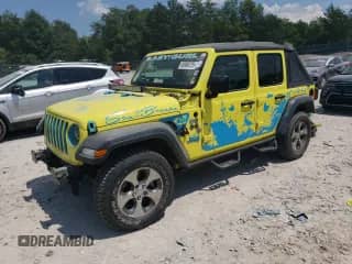 2023 Jeep Wrangler Willys с VIN 1C4HJXDN6PW681464, выставлен на аукционе Copart как лот 68998725 с пробегом 36 995 миль миль и Списание • Salvage title. История ставок и продаж доступна на DreamBid. Изображение 1.