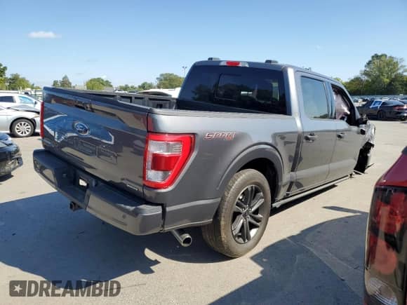 2023 Ford F-150 XL с VIN 1FTFW1E89PFB43923, выставлен на аукционе Copart как лот 70435015 с пробегом 35 307 миль миль и Списание • Salvage title. История ставок и продаж доступна на DreamBid. Изображение 3.
