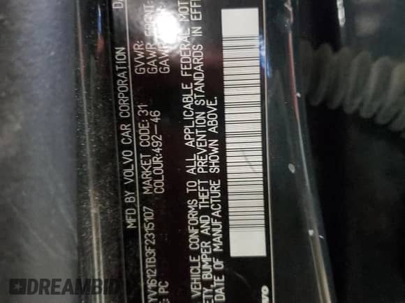 2015 Volvo S60 T5 Premier с VIN YV1612TB3F2315107, выставлен на аукционе Copart как лот 42019395 с пробегом 119 846 миль миль и Чистый • Clean title. История ставок и продаж доступна на DreamBid. Изображение 12.