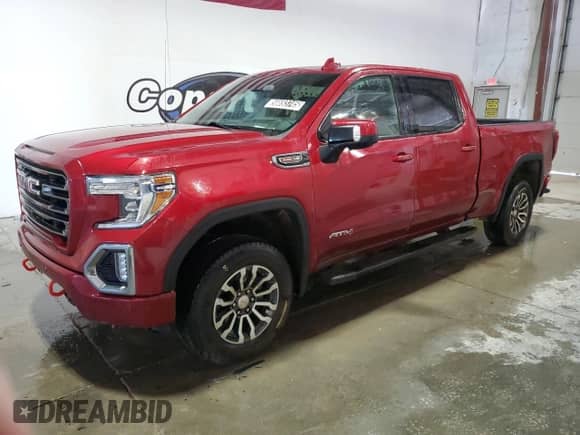2020 GMC Sierra 1500 AT4 with VIN 1GTP9EELXLZ329860, listed as a Copart auction lot 56693745 with 162,241 mi miles and Clean title. Bid and sale history available at DreamBid. Image 1.