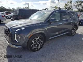 2022 Hyundai Palisade Calligraphy с VIN KM8R7DHEXNU415624, выставлен на аукционе Copart как лот 69920125 с пробегом 43 102 миль миль и Списание • Salvage title. История ставок и продаж доступна на DreamBid. Изображение 1.