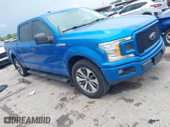 2019 Ford F-150 XL with VIN 1FTEW1CP5KKD03365, listed as a IAAI auction lot 43063126 with 146,310 mi miles and . Bid and sale history available at DreamBid. Image 1.