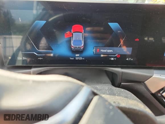 2023 BMW i4 eDrive35 с VIN WBY43AW05PFP57343, выставлен на аукционе Copart как лот 64260385 с пробегом 53 123 миль миль и Списание • Salvage title. История ставок и продаж доступна на DreamBid. Изображение 9.