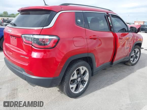 2018 Jeep Compass Limited z VIN 3C4NJCCB7JT406864, wystawiony jako IAAI lot #42209473 z przebiegiem 135 093 mil mil oraz . Historia ofert i sprzedaży dostępna na DreamBid. Obrazek 4.