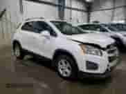 2016 Chevrolet Trax LT z VIN KL7CJPSB0GB573087, wystawiony jako Copart lot #71499595 z przebiegiem 99 709 mil mil oraz Szkoda całkowita • Salvage title. Historia ofert i sprzedaży dostępna na DreamBid. Obrazek 4.