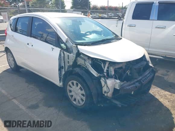 2014 Nissan Note SV z VIN 3N1CE2CPXEL368489, wystawiony jako IAAI lot #43102730 z przebiegiem 169 645 mil mil oraz . Historia ofert i sprzedaży dostępna na DreamBid. Obrazek 1.