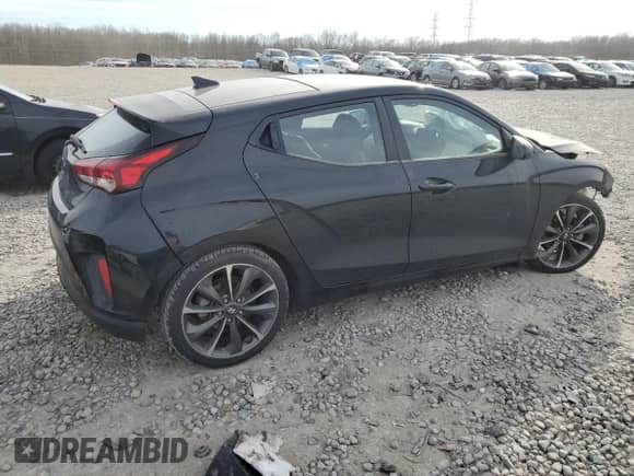 2019 Hyundai Veloster 2.0 z VIN KMHTG6AF2KU013094, wystawiony jako Copart lot #43910314 z przebiegiem 91 143 mil mil oraz Szkoda całkowita • Salvage title. Historia ofert i sprzedaży dostępna na DreamBid. Obrazek 3.
