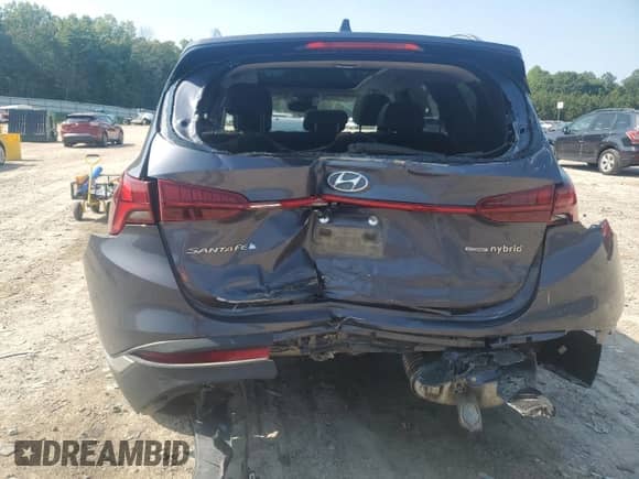 2022 Hyundai Santa Fe SEL Premium with VIN KM8S3DA10NU014068, listed as a Copart auction lot 59439235 with 57,797 mi miles and Salvage title. Bid and sale history available at DreamBid. Image 6.