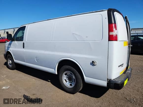 2014 Chevrolet Express Cargo z VIN 1GCWGFCA3E1189404, wystawiony jako Copart lot #65152925 z przebiegiem 113 029 mil mil oraz Szkoda całkowita • Salvage title. Historia ofert i sprzedaży dostępna na DreamBid. Obrazek 2.