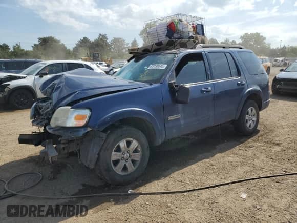 2008 Ford Explorer XLT с VIN 1FMEU73E38UA03906, выставлен на аукционе Copart как лот 63190645 с пробегом Не указан миль и Списание • Salvage title. История ставок и продаж доступна на DreamBid. Изображение 1.