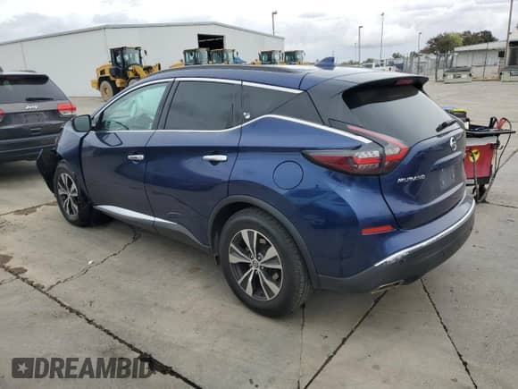 2020 Nissan Murano SV with VIN 5N1AZ2BS3LN100214, listed as a Copart auction lot 82204135 with 88,175 mi miles and Salvage title. Bid and sale history available at DreamBid. Image 2.