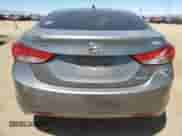 2012 Hyundai Elantra Limited with VIN 5NPDH4AEXCH122061, listed as a Copart auction lot 66522585 with 189,246 mi miles and Salvage title. Bid and sale history available at DreamBid. Image 6.