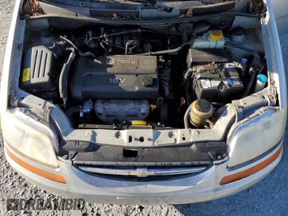 2005 Chevrolet Aveo LS z VIN KL1TD62655B314395, wystawiony jako Copart lot #75116074 z przebiegiem 284 874 mil mil oraz Szkoda całkowita • Salvage title. Historia ofert i sprzedaży dostępna na DreamBid. Obrazek 11.