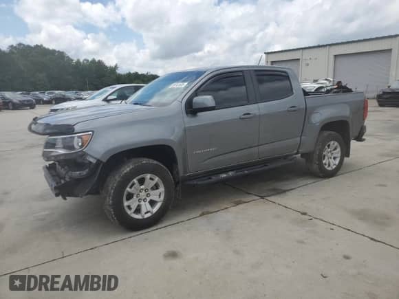 2022 Chevrolet Colorado 2WD LT with VIN 1GCGSCEA7N1266807, listed as a Copart auction lot 59741505 with 34,900 mi miles and Clean title. Bid and sale history available at DreamBid. Image 1.