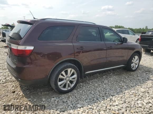 2012 Dodge Durango Crew with VIN 1C4RDJDG4CC195080, listed as a Copart auction lot 67248335 with Not provided miles and Clean title. Bid and sale history available at DreamBid. Image 3.
