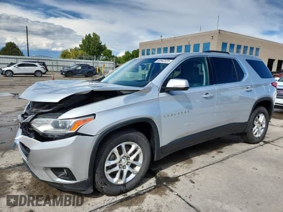 2018 Chevrolet Traverse LT Cloth с VIN 1GNEVGKW8JJ238098, выставлен на аукционе Copart как лот 83942325 с пробегом 172 896 миль миль и Списание • Salvage title. История ставок и продаж доступна на DreamBid. Изображение 1.