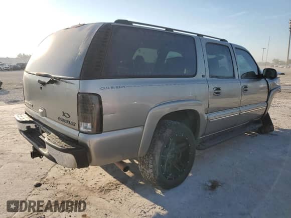 2003 Chevrolet Suburban LT with VIN 3GNEC16Z53G134051, listed as a Copart auction lot 76923234 with Not provided miles and Salvage title. Bid and sale history available at DreamBid. Image 3.