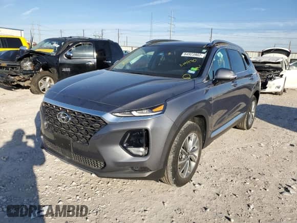 2020 Hyundai Santa Fe SEL with VIN 5NMS3CAD2LH145970, listed as a Copart auction lot 64923902 with 15,713 mi miles and . Bid and sale history available at DreamBid. Image 2.