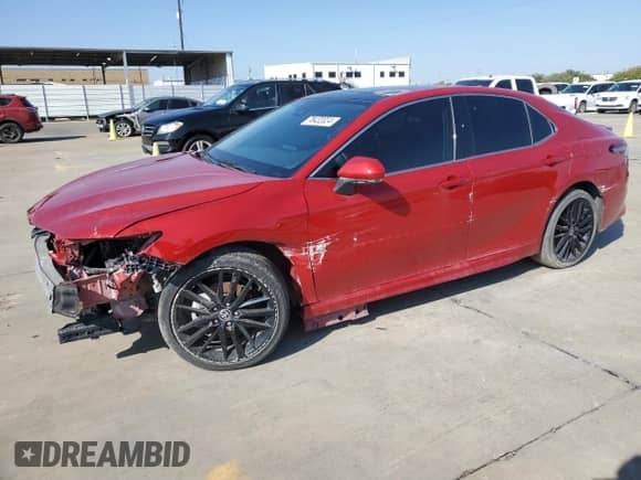 2022 Toyota Camry XSE with VIN 4T1K61AK1NU071765, listed as a Copart auction lot 78432024 with 12,038 mi miles and Salvage title. Bid and sale history available at DreamBid. Image 1.