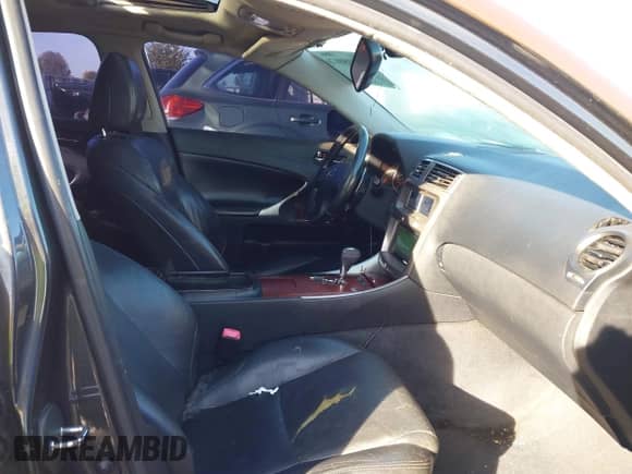 2008 Lexus IS 250 with VIN JTHCK262785024076, listed as a IAAI auction lot 43508012 with 219,589 mi miles and . Bid and sale history available at DreamBid. Image 5.