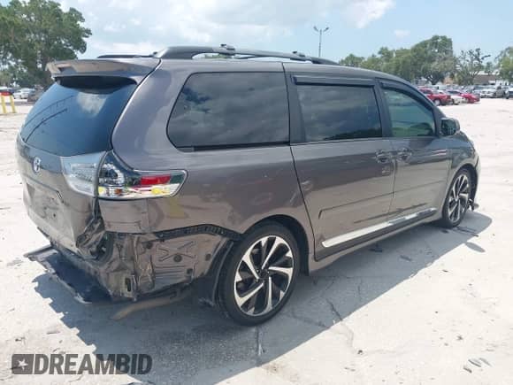 2012 Toyota Sienna SE with VIN 5TDXK3DC8CS248769, listed as a IAAI auction lot 42853132 with 192,225 mi miles and . Bid and sale history available at DreamBid. Image 4.
