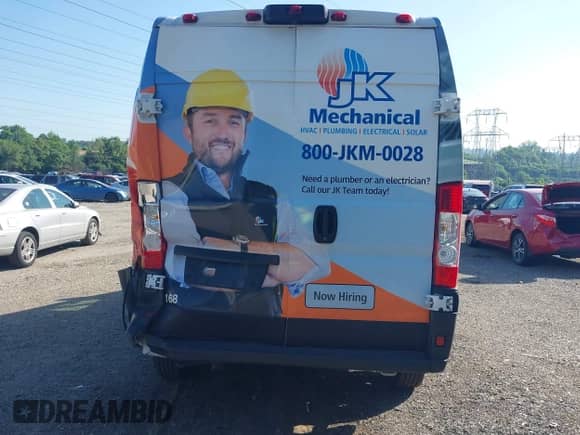 2023 Ram ProMaster Cargo z VIN 3C6LRVCG1PE509015, wystawiony jako IAAI lot #42547849 z przebiegiem 13 308 mil mil oraz . Historia ofert i sprzedaży dostępna na DreamBid. Obrazek 17.