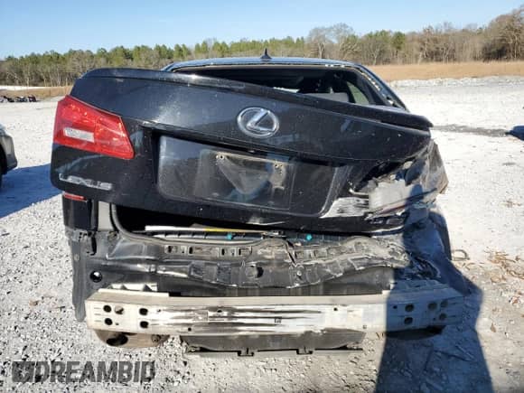2008 Lexus IS F with VIN JTHBP262585001859, listed as a Copart auction lot 86517534 with 185,856 mi miles and Salvage title. Bid and sale history available at DreamBid. Image 6.