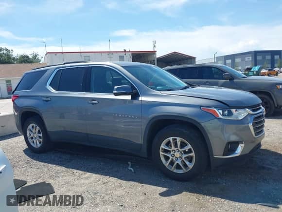 2019 Chevrolet Traverse LT z VIN 1GNERHKW0KJ195937, wystawiony jako IAAI lot #42948191 z przebiegiem 144 899 mil mil oraz . Historia ofert i sprzedaży dostępna na DreamBid. Obrazek 13.