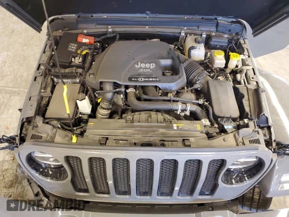 2021 Jeep Wrangler Unlimited Sahara High Altitude with VIN 1C4HJXEMXMW821386, listed as a Copart auction lot 52482324 with 19,933 mi miles and Salvage title. Bid and sale history available at DreamBid. Image 11.