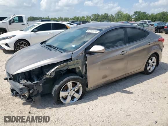 2013 Hyundai Elantra Limited с VIN 5NPDH4AE3DH261191, выставлен на аукционе Copart как лот 67262855 с пробегом 107 419 миль миль и Списание • Salvage title. История ставок и продаж доступна на DreamBid. Изображение 1.